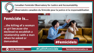 Femicide is declined relationship
